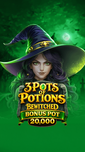 3 Pots of Potions Betwitched Bonus Pot 20,000